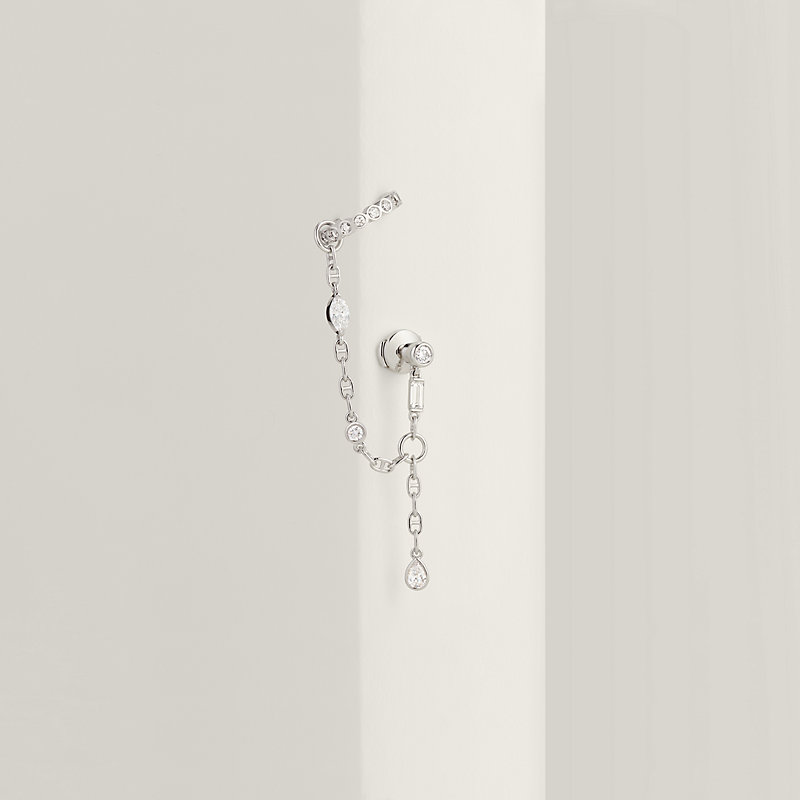 シングルピアス（右） 《シェーヌ・ダンクル・カオス》 ファンシー